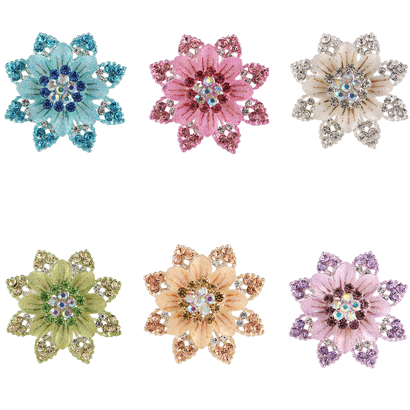 Brand New Flower Brooches Pins Silver Plated Enamel Rhinestone Stamens Brooches For Women Wedding Dress Decoration Jewelry
Brand New Flower Brooches Pins Silver Plated Enamel Rhinestone Stamens Brooches For Women Wedding Dress Decoration Jewelry