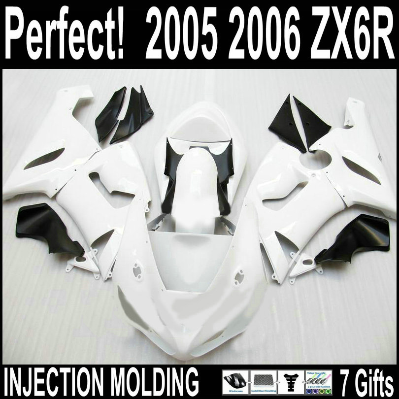 High quality injection for kawasaki zx6r fairing kit 2005 2006 plastic fairings white matte black ZX6R 05 06 with 7 gifts HDx79, Same as picture
High quality injection for kawasaki zx6r fairing kit 2005 2006 plastic fairings white matte black ZX6R 05 06 with 7 gifts HDx79, Same as picture
