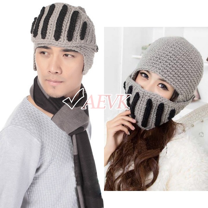 Fashion European Style new winter Women Men Roman Buttons Crochet Knit Black Ski Beanie Wool hat warm wool cap masks SV18 19307