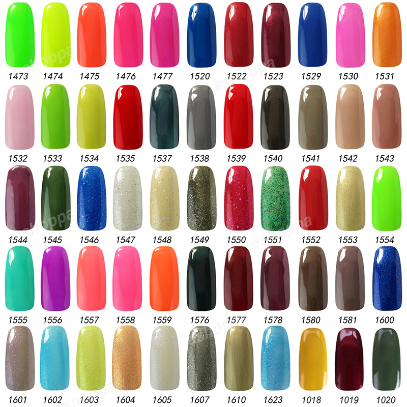 Wholesale-IDO Gel Polish 1853 Glitter Nail Gel Polish Soak Off UV LED Gel Polish Manicure Kit
