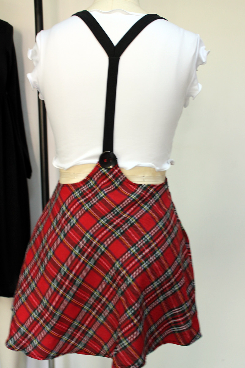 Wholesale-Hot sale 2016 Ladies Plaid costumess for role playing schoolgirl uniform Sexy Study Partner School girl adult costume LC8872