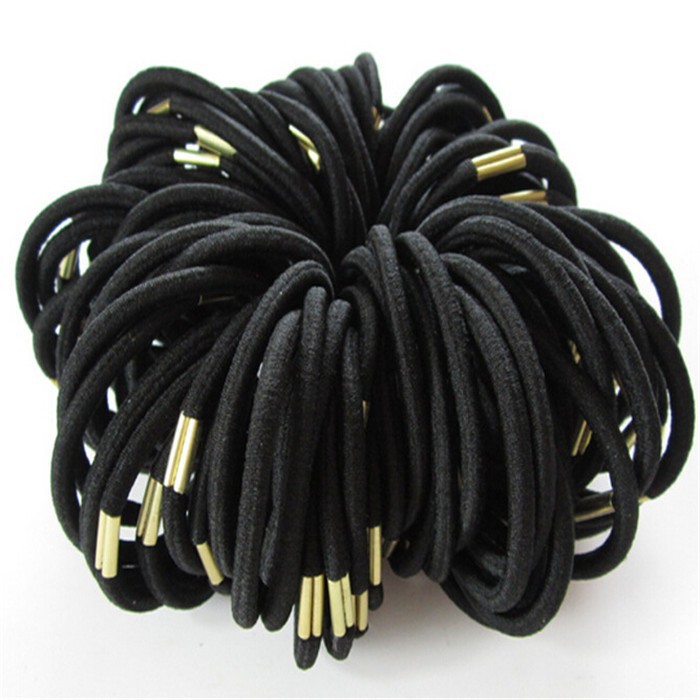 SALE! Black and Candy Colored Hair Holders Elasticity Rubber Hairband Tie for Girl Women / Hair Accessories 200 PCS