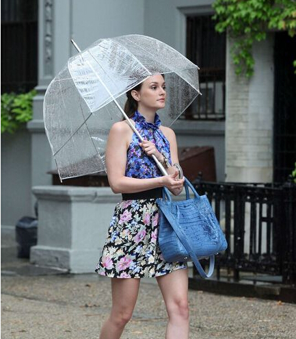 100pcs 34" Big Clear Cute Bubble Deep Dome Umbrellas Transparent Umbrella Clear parasols