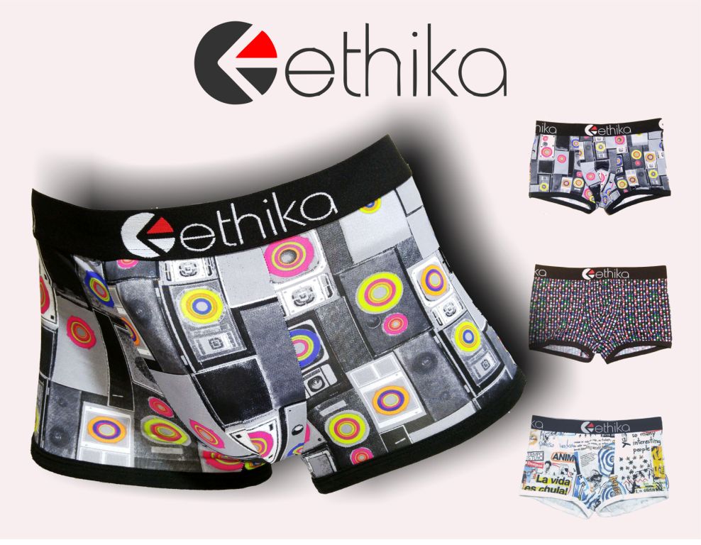 Underpants Ethika Men's underwear boxers brief trunk hip hop rock skateboard street fashion streched premium cotton quick dry printed sagging style, 5 quick-dry
Underpants Ethika Men's underwear boxers brief trunk hip hop rock skateboard street fashion streched premium cotton quick dry printed sagging style, 5 quick-dry