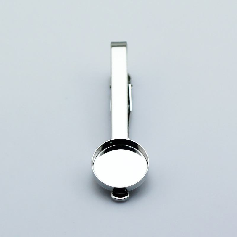 Beadsnice tie clip bezel tie accessories with 16mm round cabochon setting tie clip blank jewelry making supplies ID 23034
