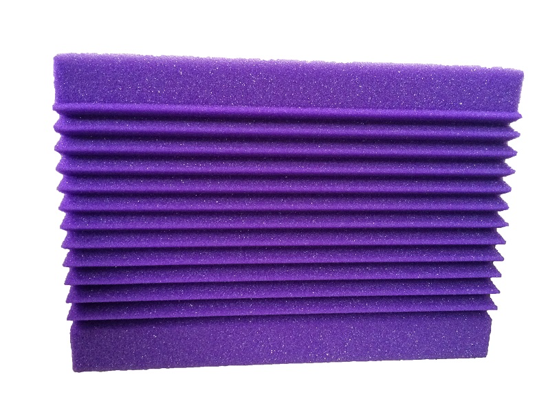 12 x 12 x 24cm Purple Bass trap Acoustic Panel For The Corner Wall Studio Room 12 PCS5611676