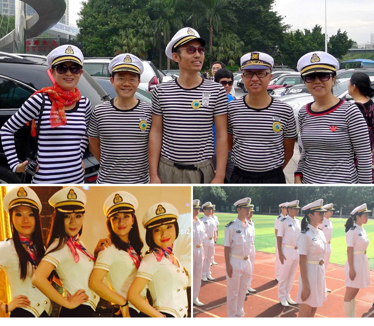 Cotton Navy Hat Cap for Men Women Children Fashion Flat Army Cap Sailor Hat Captain Uniform Cap Boys Girls Pilot Caps Adjustable