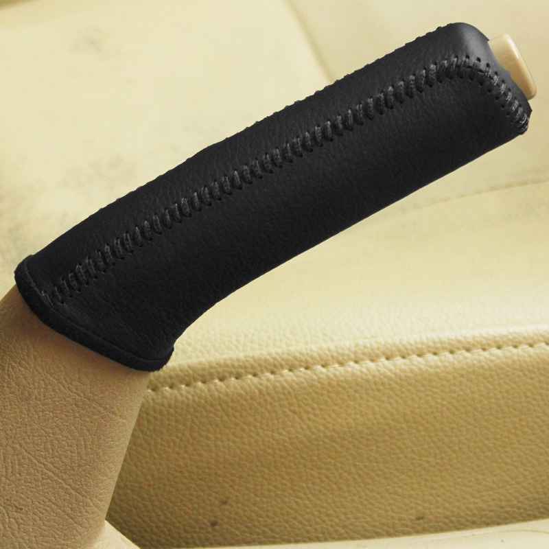 Case for KIA Cerato handbrake cover Car styling Genuine leather Handbrake cover Interior decoration Car accessories