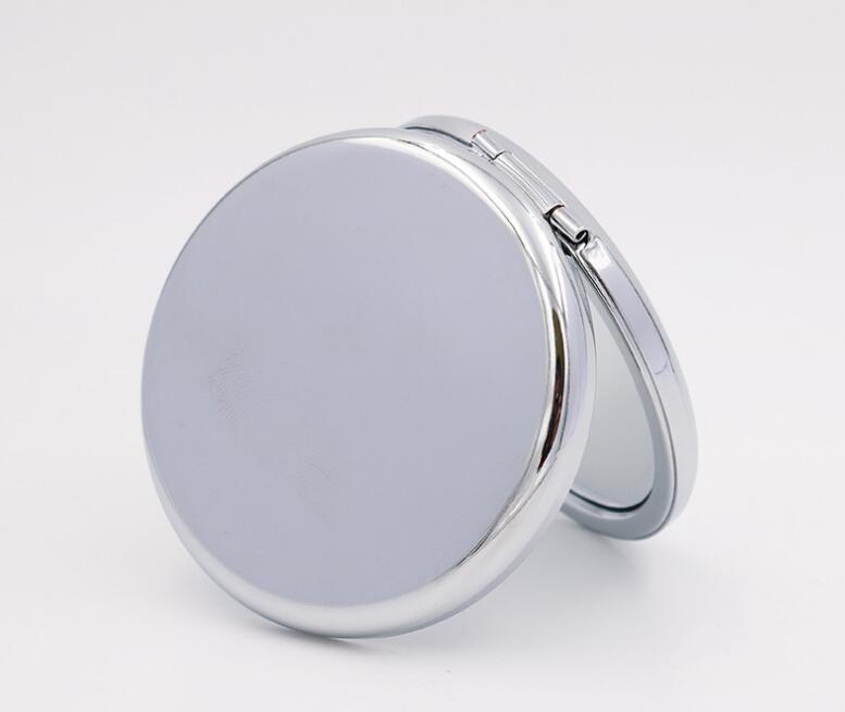 Silver blank compact mirrors Great for DIY cosmetic makeup mirror Wedding Party Gift
