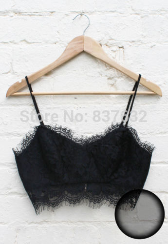 w1022 Sexy Women Lace Floral Unpadded Bralette Bralet Bra Bustier Crop Top Cami Tank