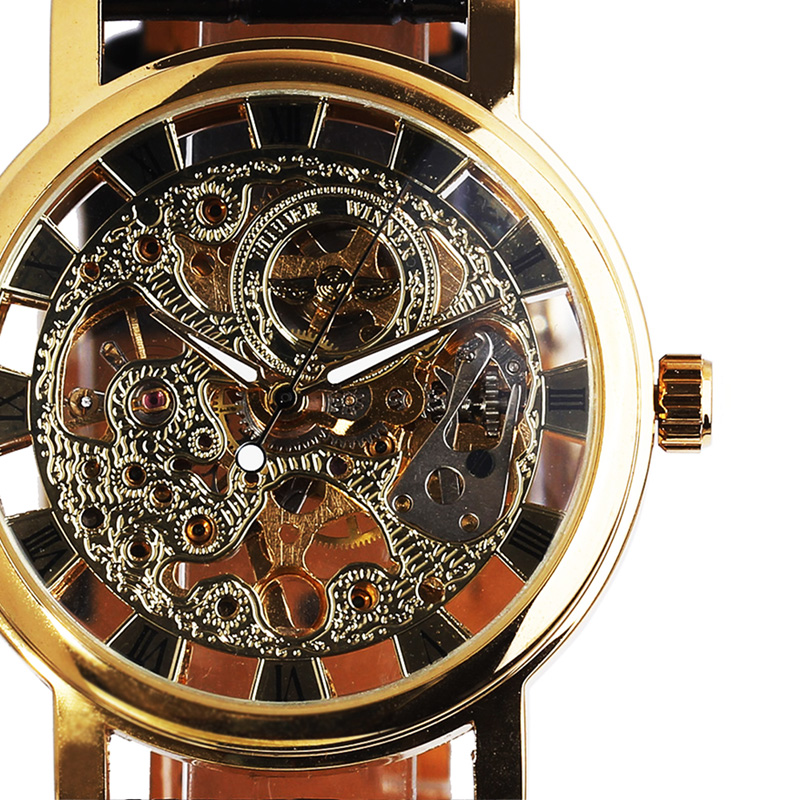 Brand Winner Luxury Fashion Casual Stainless Steel Men Mechanical Watch Skeleton Hand Wind Watch For Men Dress Wristwatch, Gold
Brand Winner Luxury Fashion Casual Stainless Steel Men Mechanical Watch Skeleton Hand Wind Watch For Men Dress Wristwatch, Gold