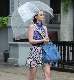 100pcs 34" Big Clear Cute Bubble Deep Dome Umbrellas Transparent Umbrella Clear parasols