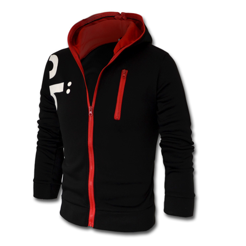 Fall- Hot Sale Real Conventional Broadcloth Zippers I Ptinting Jackets Winter Jacket Men Double Zipper Softshell Mens And Coats