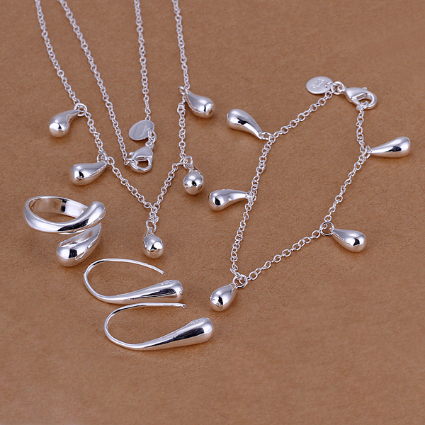 High grade 925 sterling silver Drops suit jewelry set DFMSS218 brand new Factory direct 925 silver necklace bracelet earring ring
High grade 925 sterling silver Drops suit jewelry set DFMSS218 brand new Factory direct 925 silver necklace bracelet earring ring