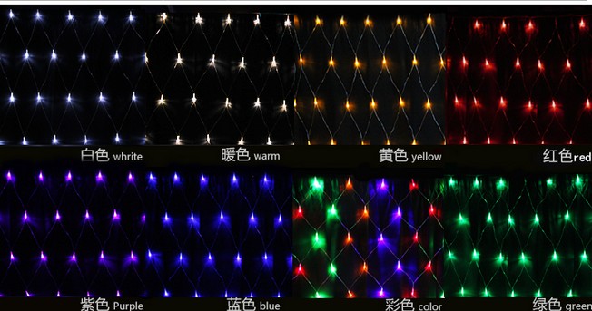 M*4 M 6 net lamp lights flash lamps waterproof Nets wedding background decorative curtains lights Christmas lights s