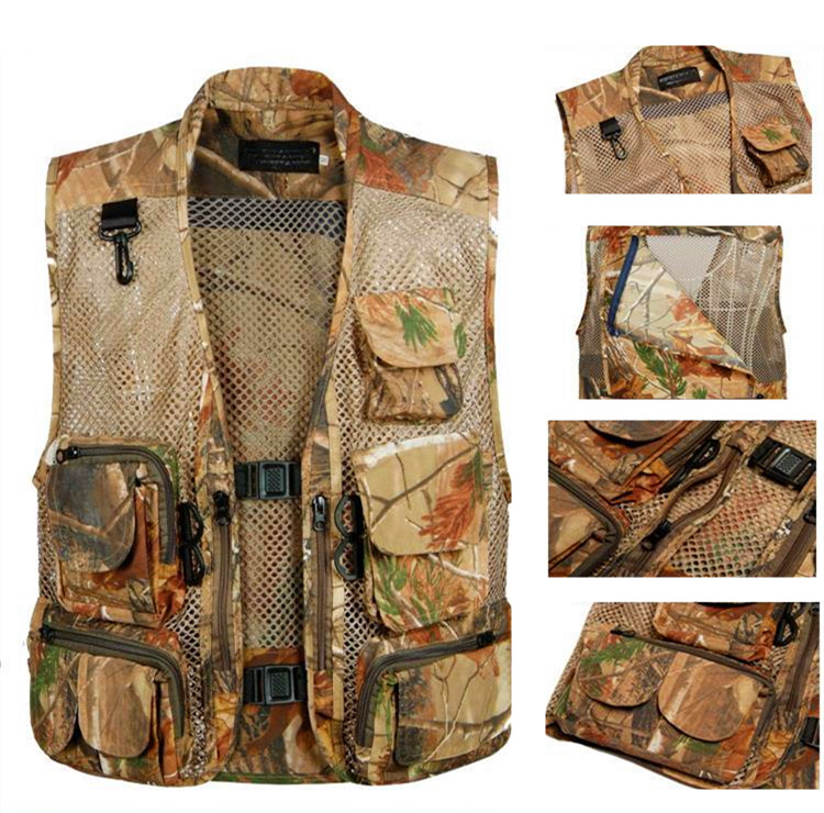 Fall-M-3XLWaterpoor Outdoor Men Casual Camouflage Vests Jungle Bionic Mesh Breathable Vest for Hunting ShootingSleevless Jackets, Item 1
Fall-M-3XLWaterpoor Outdoor Men Casual Camouflage Vests Jungle Bionic Mesh Breathable Vest for Hunting ShootingSleevless Jackets, Item 1
