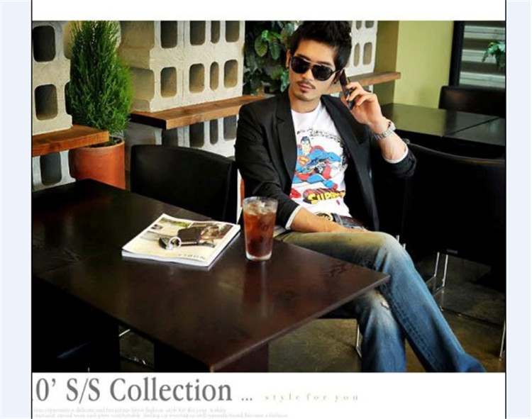 Wholesale-Promotion!!Mens casual Suits Blazers Coat fashion Business Blazer slim fit Jacket Button suit men Formal suit jacket b9 18516
