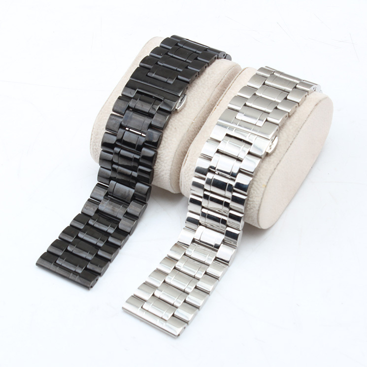 Black Watchband Stainless Steel Watch bands straps 24mm 26mm 28mm Strap Straight End Solid Links Two-sides Button Watch Band Bracelets men, Black;brown
Black Watchband Stainless Steel Watch bands straps 24mm 26mm 28mm Strap Straight End Solid Links Two-sides Button Watch Band Bracelets men, Black;brown