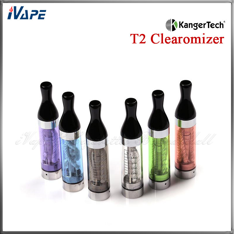 100% Original Kanger T2 Clearomzier 2.4ml KangerTech T2 Atomzier T2 Plastic Colorful Atomizer With Long Wick Changeale T2 Coil Head
100% Original Kanger T2 Clearomzier 2.4ml KangerTech T2 Atomzier T2 Plastic Colorful Atomizer With Long Wick Changeale T2 Coil Head