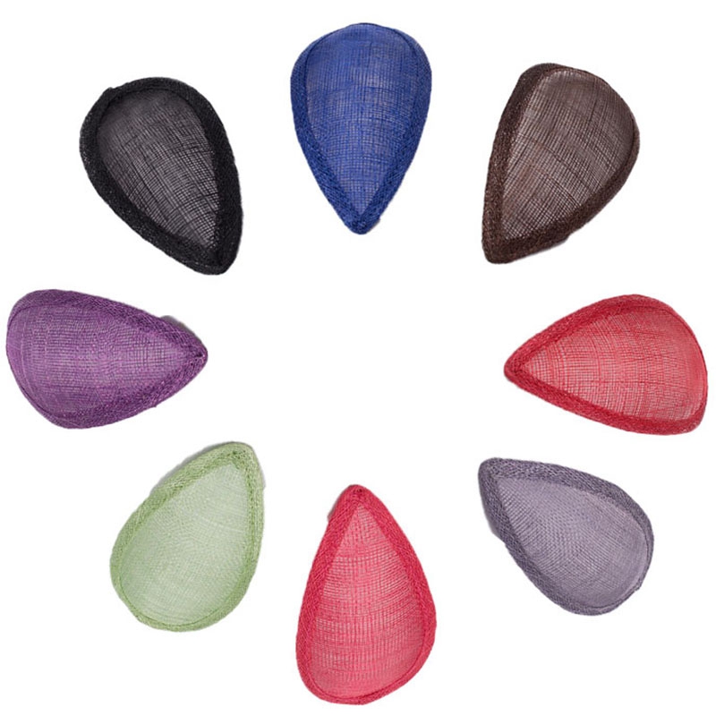 Fashion Teardrop Sinamay Fascinator Millinery Base DIY Craft Hat Making Material Beanie Accessories Pure Color B066, Hot pink
Fashion Teardrop Sinamay Fascinator Millinery Base DIY Craft Hat Making Material Beanie Accessories Pure Color B066, Hot pink