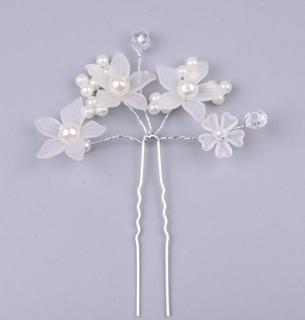 Crystal Tiaras Hair Accessories Beaded Blossom Hair Headpiece Beaded Wedding Headpiece Bride Hair Accessories Headpieces HT03