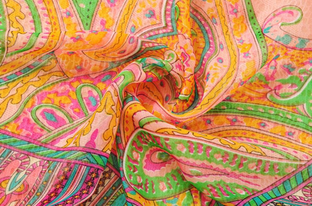 2014 Newest Ladies Fashion Long Section of Bohemian Soft Thin Cashew Flower Chiffon Scarf FreeShipping & Drop Shipping