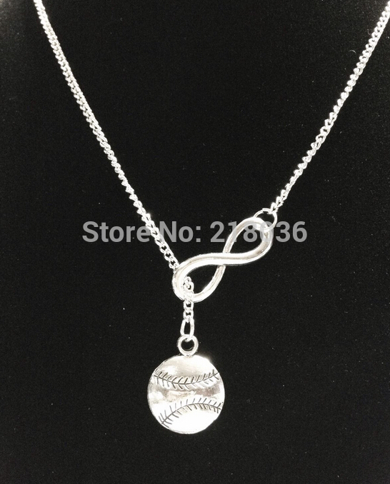 Infinity Baseball Softball Necklaces Pendant For Woman Vintage Silver Charms Choker Sweater Chain Necklaces Couple Punk Jewelry DIY HOT L449
Infinity Baseball Softball Necklaces Pendant For Woman Vintage Silver Charms Choker Sweater Chain Necklaces Couple Punk Jewelry DIY HOT L449