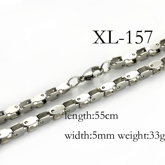 Fashion Style 316L Stainless Steel Jewlery Set 5mm wide Motorcycle Biker Chain Link necklace & bracelet for Women Men Jewelry Gifts Silver