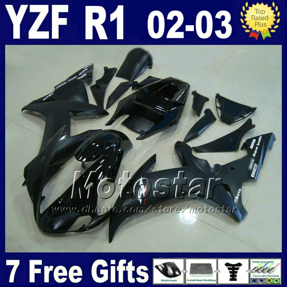 injection fairings set for yamaha 2002 2003 yzf r1 matte glossy black bodywork parts 02 03 r1 fairing kits r13mg 7 gifts, Same as picture
injection fairings set for yamaha 2002 2003 yzf r1 matte glossy black bodywork parts 02 03 r1 fairing kits r13mg 7 gifts, Same as picture