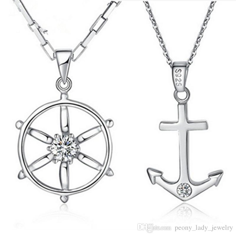 925 sterling silver items jewelry Anchors & Rudder couple pendant statement necklaces vintage infinity charms free shipping
925 sterling silver items jewelry Anchors & Rudder couple pendant statement necklaces vintage infinity charms free shipping