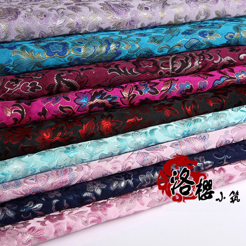 New Chinese Hanfu Tang Costume Dress Baby Clothes Kimono Pillow Cushion Cos silk brocade Satin Cloud Fabric