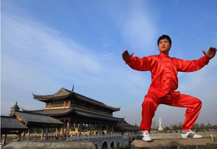 New Polyester Chinese Tai Chi Kung Fu Wing Chun Martial Art Suit Coats Jacket Uniform Costume