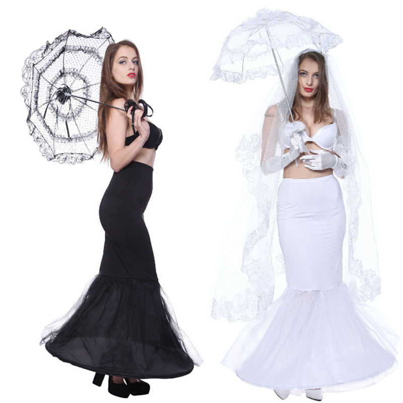 2022 Tulle Bride Mermaid Petticoat Underskirt Hoop White Black Crinoline Petticoats For Wedding Real Sample High Quality Bridal Accessories In Stock
2022 Tulle Bride Mermaid Petticoat Underskirt Hoop White Black Crinoline Petticoats For Wedding Real Sample High Quality Bridal Accessories In Stock