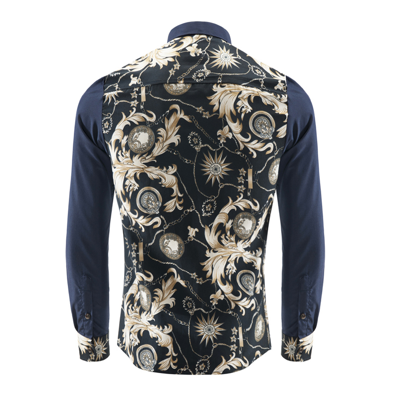Wholesale-Design and Color Summer Men'splaid Shirts 100% Cotton Long Sleeve Mens Dress Shirts Good Quality Business Casual Menshirt 2XL