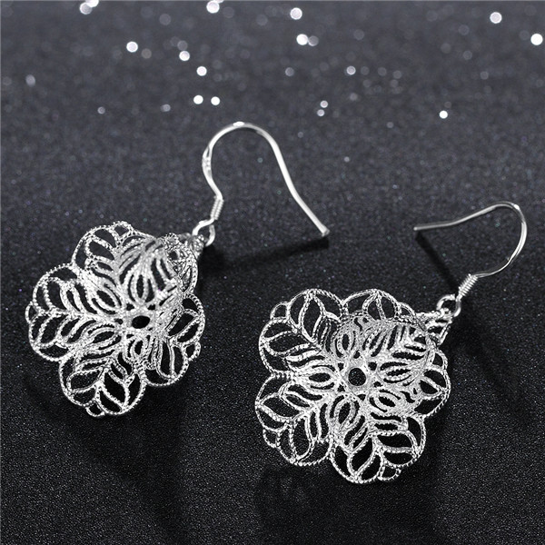 Brand new sterling silver Flower-shaped hollow earrings DFMSE634women's 925 silver Dangle Chandelier earrings 10 pair a lot factory direct
Brand new sterling silver Flower-shaped hollow earrings DFMSE634women's 925 silver Dangle Chandelier earrings 10 pair a lot factory direct