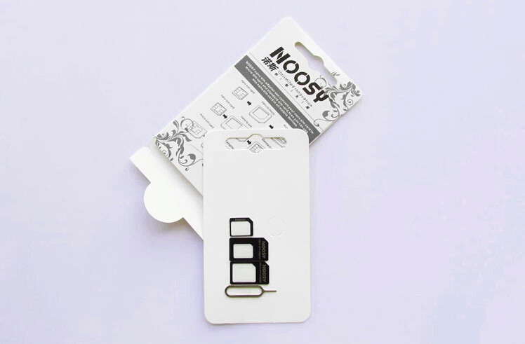 NOOSY Nano Micro Standard Sim Card Convertion Converter Nano Sim Adapter Micro sim Card For Iphone 6 Plus All Mobile Devices S3412