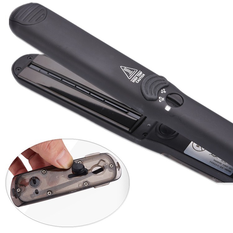 Steam Function Flat Iron Tourmaline Ceramic Vapor Professional Steam Hair Straightener with Oil Infusion Straightening Irons