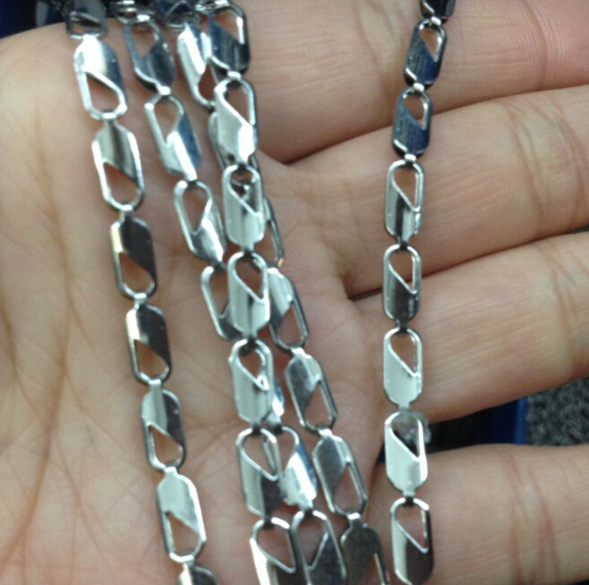 in bulk 5meter/ Lot 2.5mm/ 4mm New Jewelry Finding stainless steel Silver Bar Link Chain Finding / Marking DIY Silver Women
in bulk 5meter/ Lot 2.5mm/ 4mm New Jewelry Finding stainless steel Silver Bar Link Chain Finding / Marking DIY Silver Women