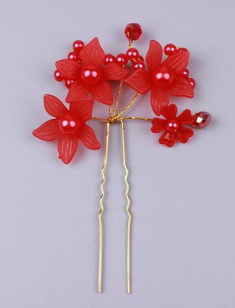 Crystal Tiaras Hair Accessories Beaded Blossom Hair Headpiece Beaded Wedding Headpiece Bride Hair Accessories Headpieces HT03