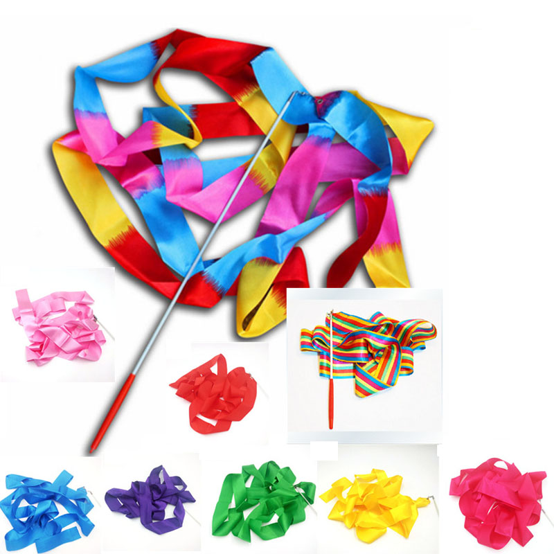 Colorful Fitness Ribbons Dance Ribbon Gym Rhythmic Gymnastics Art Ballet Streamer Twirling Rod 9 Colors Dance Ribbon for Sale
Colorful Fitness Ribbons Dance Ribbon Gym Rhythmic Gymnastics Art Ballet Streamer Twirling Rod 9 Colors Dance Ribbon for Sale