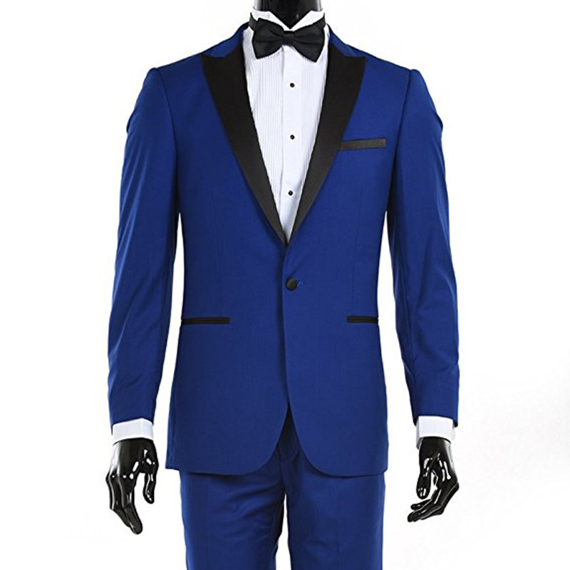 custom made hot sale azul royal ternos preto lapela homens ternos slim fit ternos do noivo do casamento smoking 2 pea palet cala, Purple
custom made hot sale azul royal ternos preto lapela homens ternos slim fit ternos do noivo do casamento smoking 2 pea palet cala, Purple