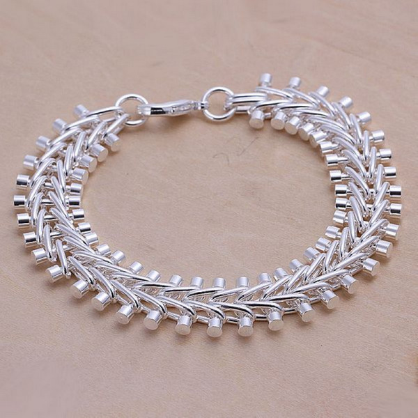 Hot sale best gift 925 silver Fish Bone Bracelet DFMCH050,brand new fashion 925 sterling silver plated Chain link bracelets
Hot sale best gift 925 silver Fish Bone Bracelet DFMCH050,brand new fashion 925 sterling silver plated Chain link bracelets