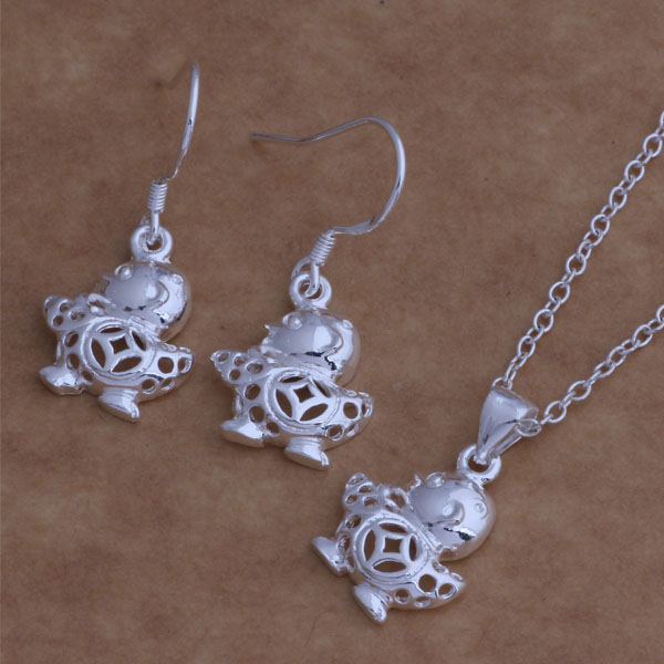 Free Shipping with tracking number New Fashion women's charming jewelry 925 silver 12 mix jewelry set 1450