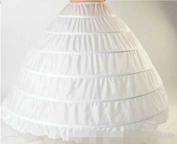 2019 Ball Gown Petticoat Layes White Crinoline Underskirt Bridal Petticoats Wedding Dress Slip 6 Hoop Skirt Crinoline For Quinceanera Dress
2019 Ball Gown Petticoat Layes White Crinoline Underskirt Bridal Petticoats Wedding Dress Slip 6 Hoop Skirt Crinoline For Quinceanera Dress