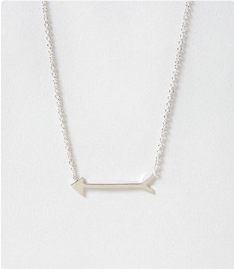 10PCS- N067 Gold Silver Simple Tiny Horizontal Arrow Necklaces for Men Cute Long Arrow Necklace Stick Necklace Jewelry for Women