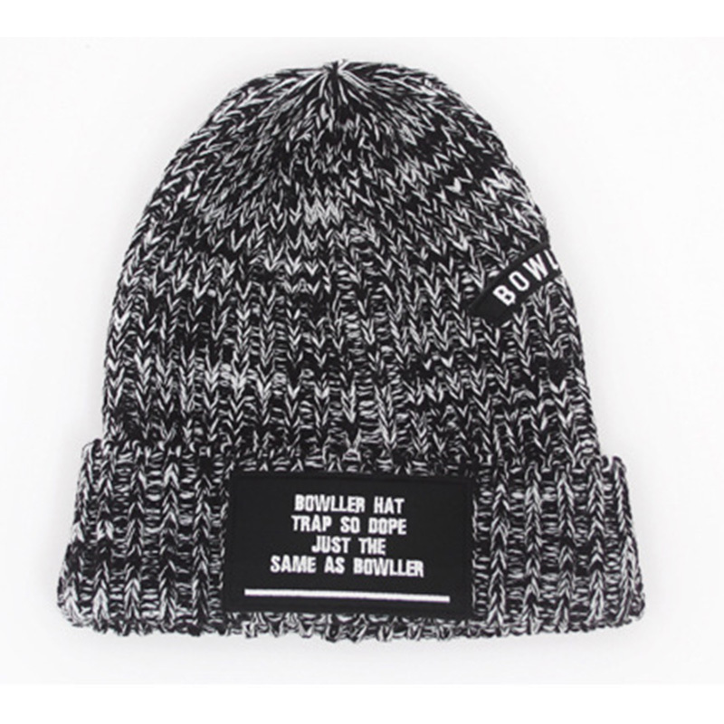 Wholesale-2015 Autumn Winter Brand New Fashion Unisex Wool Thicken Warm Beanie Cap In Winter Womens Knitted Hats Mens Beanies 2 Colors, Black
Wholesale-2015 Autumn Winter Brand New Fashion Unisex Wool Thicken Warm Beanie Cap In Winter Womens Knitted Hats Mens Beanies 2 Colors, Black
