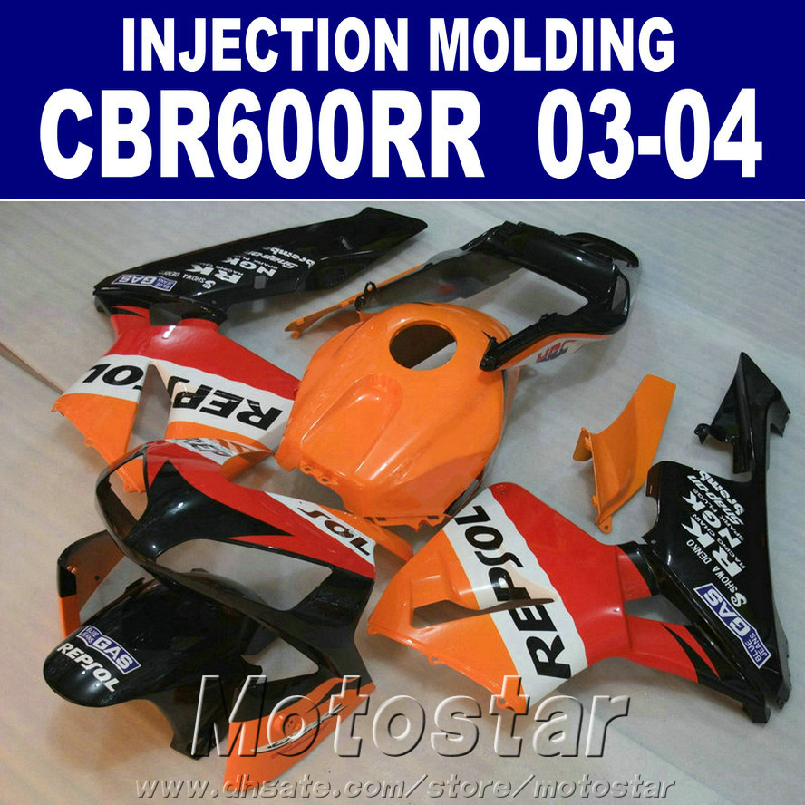 Injection Molding + Free cowl for HONDA CBR 600RR fairings 2003 2004 orange red 03 04 CBR600RR ABS fairing set LR4T, Same as picture
Injection Molding + Free cowl for HONDA CBR 600RR fairings 2003 2004 orange red 03 04 CBR600RR ABS fairing set LR4T, Same as picture