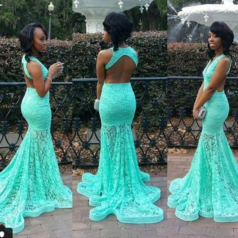 African Dress Mermaid V Neck Sleeveless Backless Turquoise Lace Prom Dresses Mermaid Open Back Custom Made Evening Gown, Purple
African Dress Mermaid V Neck Sleeveless Backless Turquoise Lace Prom Dresses Mermaid Open Back Custom Made Evening Gown, Purple