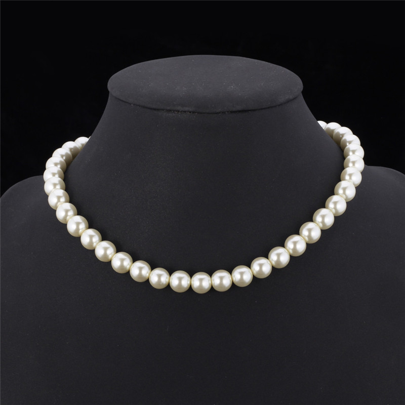 High Quality Synthetic Pearl Necklace for Women 2015 New Trendy Resizable Luxury White/Black Beaded Necklace
High Quality Synthetic Pearl Necklace for Women 2015 New Trendy Resizable Luxury White/Black Beaded Necklace