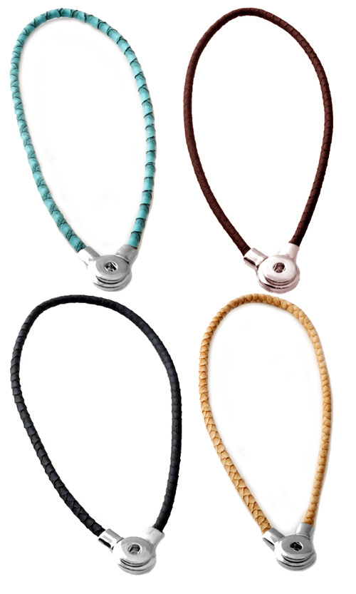 Wholesale-P00326 with Magnetic newest rivca snap button necklace